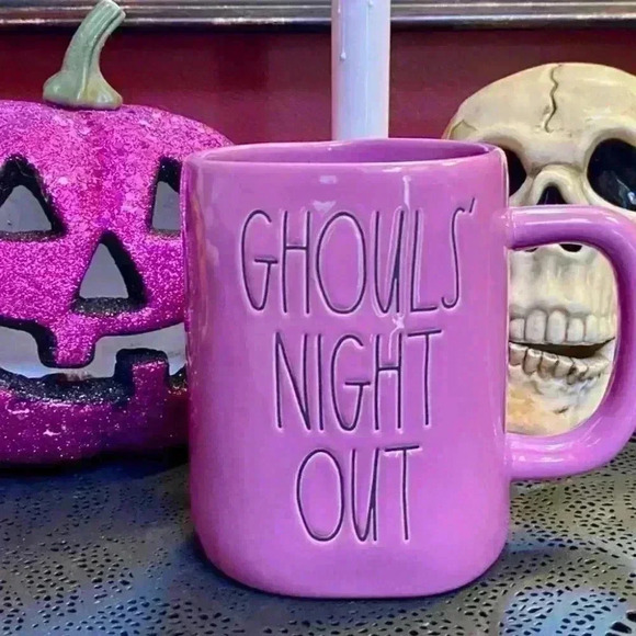 NEW Rae Dunn - GOULS' NIGHT OUT - Purple Mug ๐๐ - Picture 4 of 4